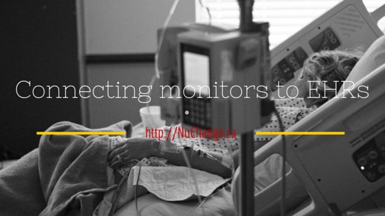 Connecting monitors to EHRS